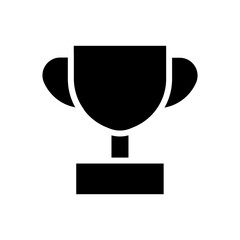 Trophy icon, award. Linear style sign for mobile concept and web design. cup symbol illustration. Design template vector
