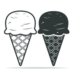 Ice cream transparent icon vector isolated