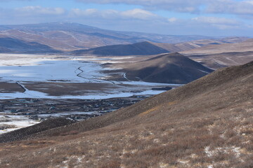 The village of Dono in the valley.