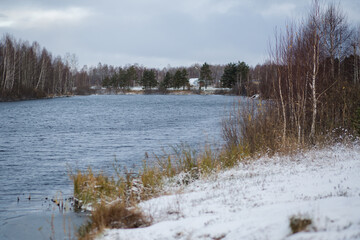 river in winter