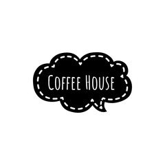 ''Coffee house'' Lettering