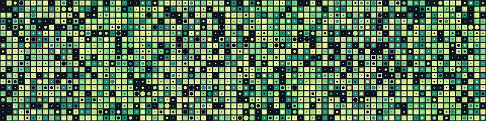 Abstract Geometric Pattern generative computational art illustration