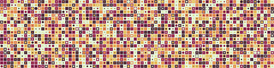 Abstract Geometric Pattern generative computational art illustration