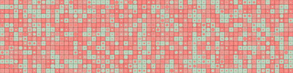 Fototapeta premium Abstract Geometric Pattern generative computational art illustration