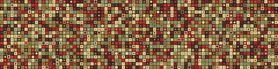 Abstract Geometric Pattern generative computational art illustration