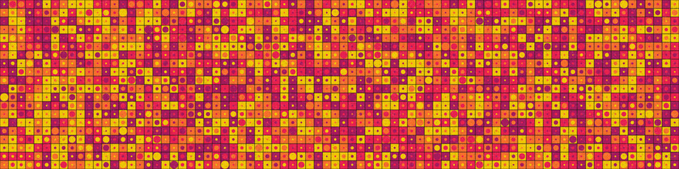 Abstract Geometric Pattern generative computational art illustration