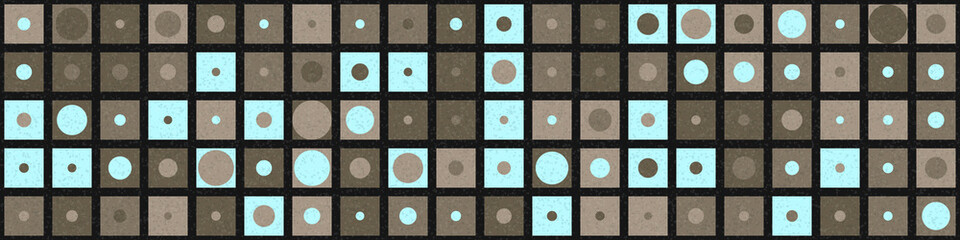 Fototapeta premium Abstract Geometric Pattern generative computational art illustration
