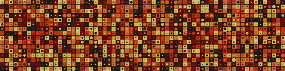 Abstract Geometric Pattern generative computational art illustration