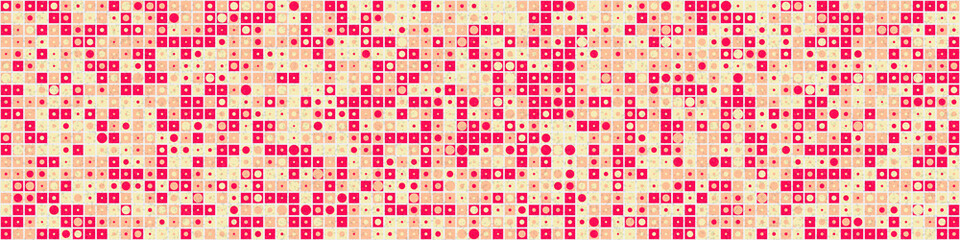 Abstract Geometric Pattern generative computational art illustration