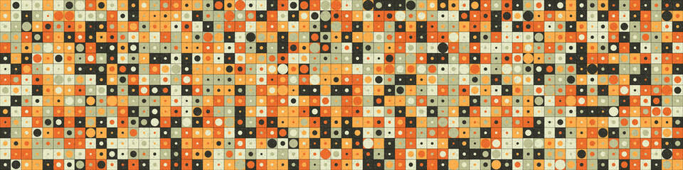 Abstract Geometric Pattern generative computational art illustration