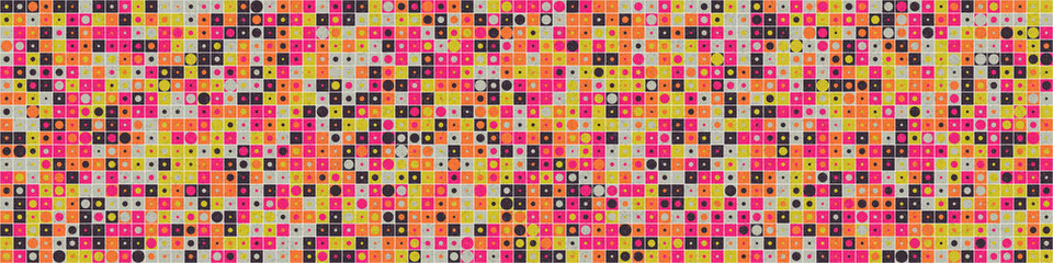 Abstract Geometric Pattern generative computational art illustration