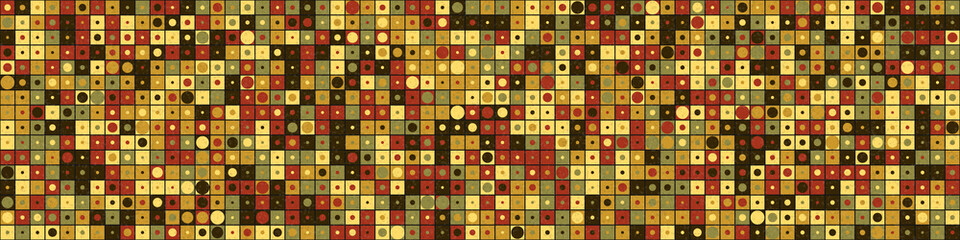 Abstract Geometric Pattern generative computational art illustration