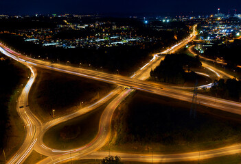 traffic at night