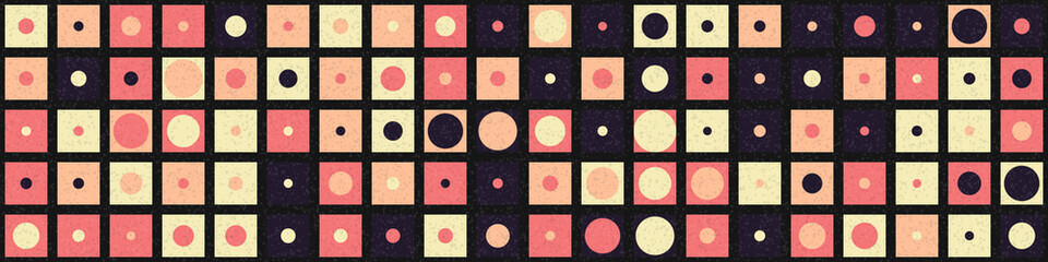 Abstract Geometric Pattern generative computational art illustration