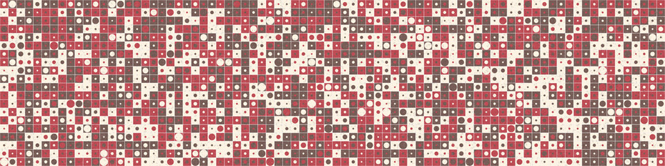 Abstract Geometric Pattern generative computational art illustration