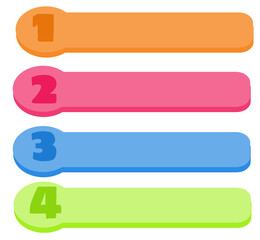 Design template for infographics.Layout for business.Four diagrams, steps, options, stages and parts.Presentation concept.