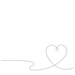 Valentines day heart background vector illustration