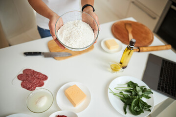 Only high quality flour is suitable for the dough