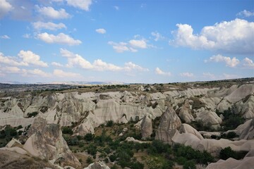 Obraz premium Aerial View from Goreme Open Air Museum in Cappadocia, Turkey