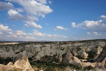 Obraz premium Aerial View from Goreme Open Air Museum in Cappadocia, Turkey