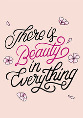 brush sketched lettering 