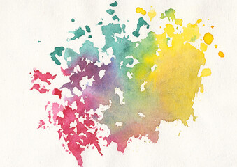 watercolor gradient background, watercolor hand painting, watercolor spatter