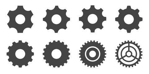 Configure icon, Setting gears icon. Gear. Wheels. Vector illustration.