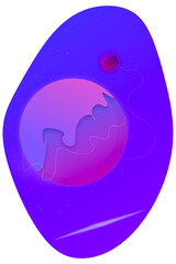 Planet illustration for use