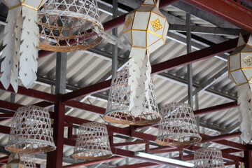 Paper handmade light hanging lantern