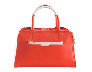 Fashion handbag isolated on white background