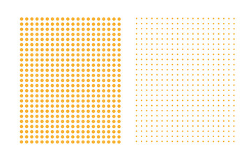 yellow squaresof dots