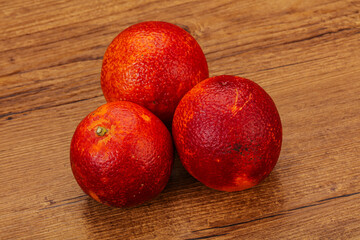 Red sweet orange over background