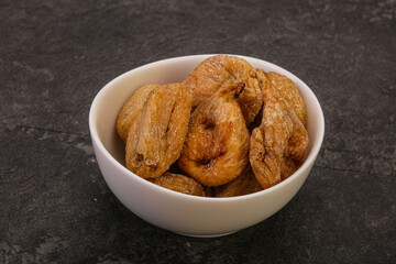 Dry sweet fig fruit heap