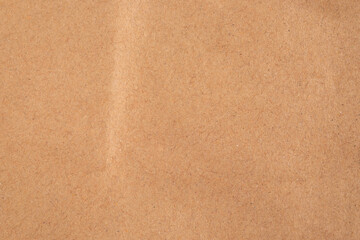 Blank, brown cardboard sheet paper, craft abstract background.  Retro, old vintage beige paper kraft pattern background. Design, minimal texture with empty, copy space for backdrop, can use recycle.