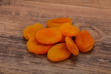 Sweet tasty dried apricot heap