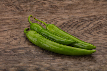 Ripe tasty spicy green pepper