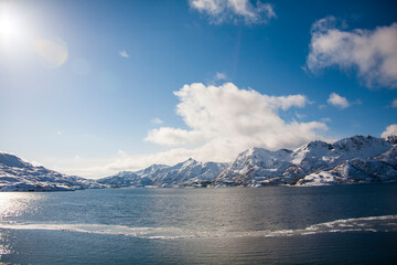 Winter in Lofoten Islands, Northern Norway