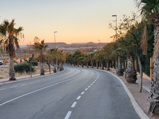 road in the desert