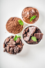 Different types of cocoa