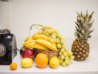 Fruits on table