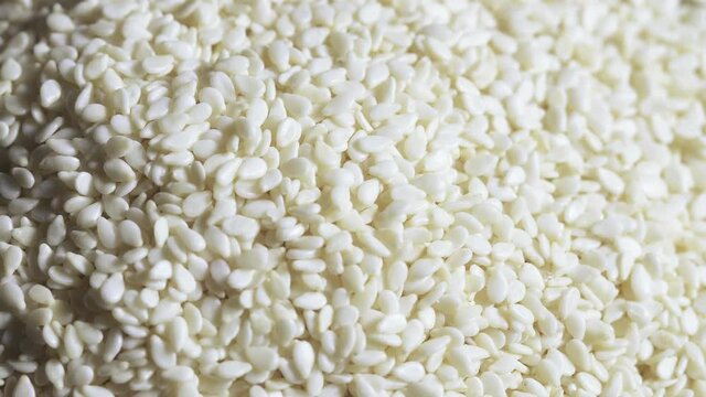 A pile of white sesame