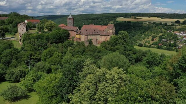 Rothenfels in Bayern aus der Luft | Das Dorf Rothenfels aus der Luft