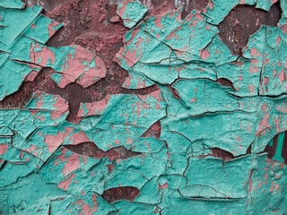 creative idea for the background. cracked old paint with craquelures