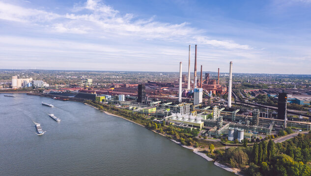 Industrial areas in Ruhr region, Germany