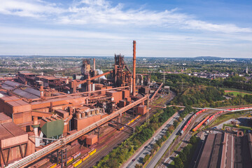 Industrial areas in Ruhr region, Germany