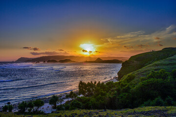 sunset at the beach