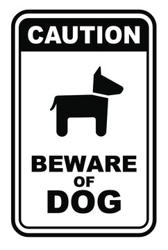 solar sign beware of dog