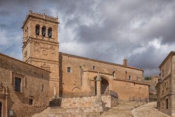 Fototapeta na wymiar Beautiful shot of the Moron de Almazan municipality in Soria, Castile and Leon, Spain