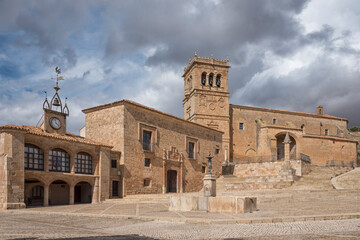 Beautiful shot of the Moron de Almazan municipality in Soria, Castile and Leon, Spain