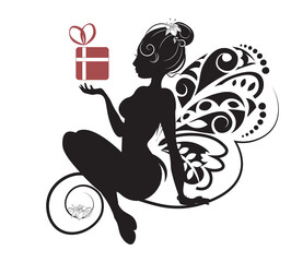 fairy with gift